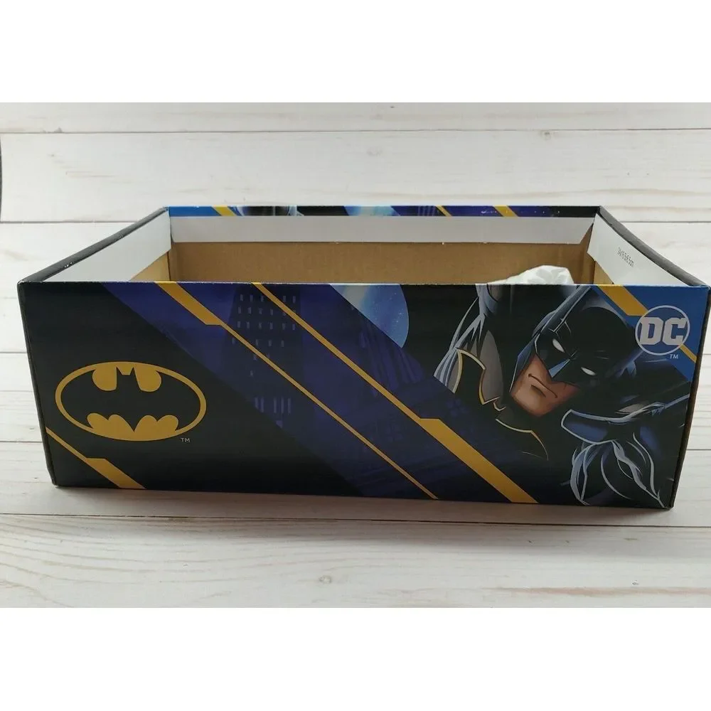 Batman Light Up Shoes Sneakers Toddler Size 6 Black DC Comics Super Hero‎ Gotham